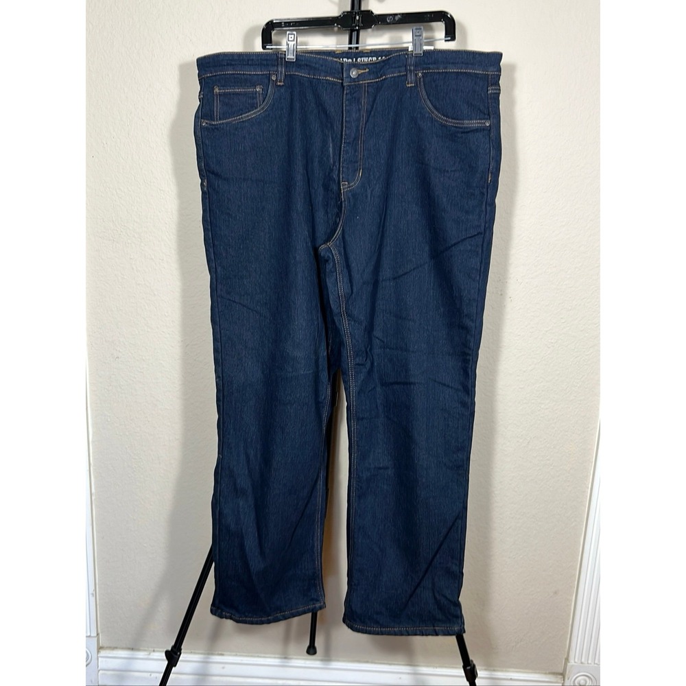 Smiths Workwear Men's 42x32 Blue Stretch Fleece-Lined 5-Pocket Jeans New